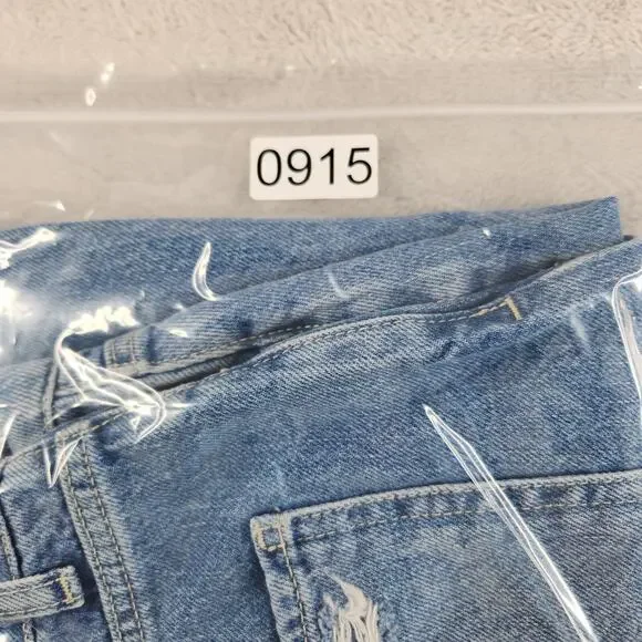 Rails Denim Mini Skirt Women's 31 Blue Laurel Marina Distressed High-Rise - Picture 11 of 11